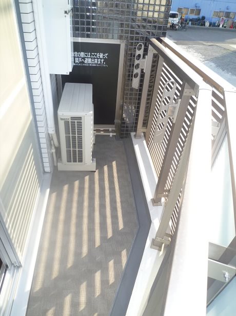 スパシエエクレクト   ベランダ