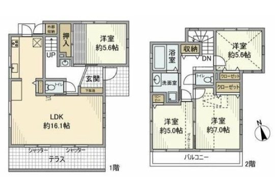 布田5丁目戸建 間取り