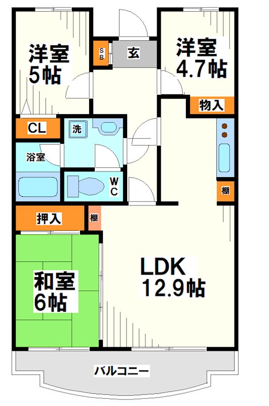 サンライズ多摩 間取り
