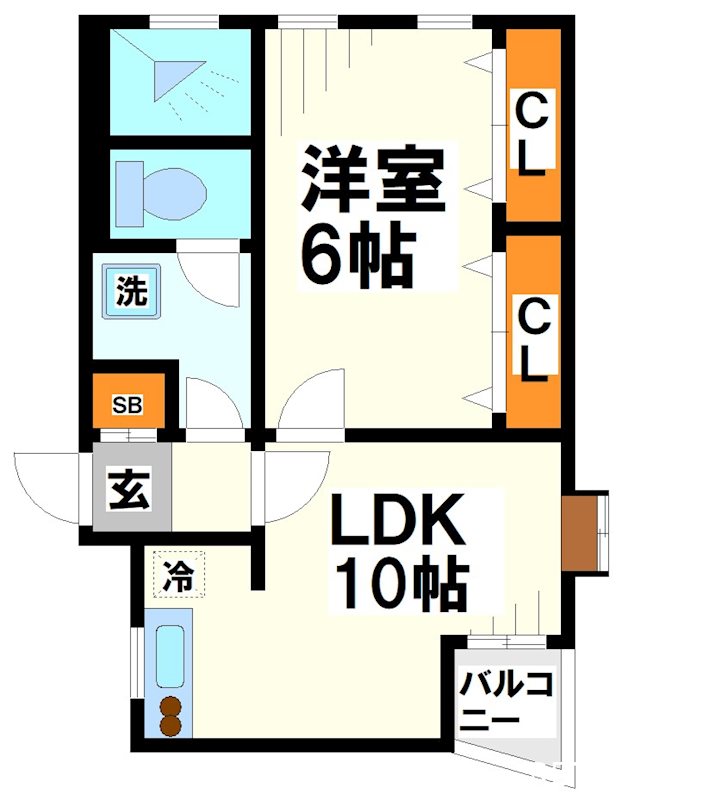 パティオアゼリー   間取り