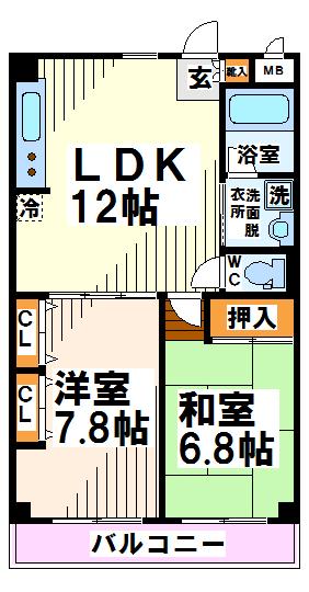 ディアコートTMバウ 間取り