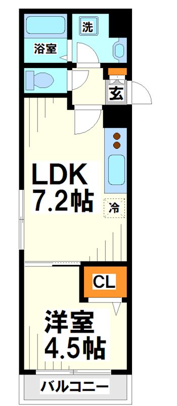 ドエルウエノ   間取り