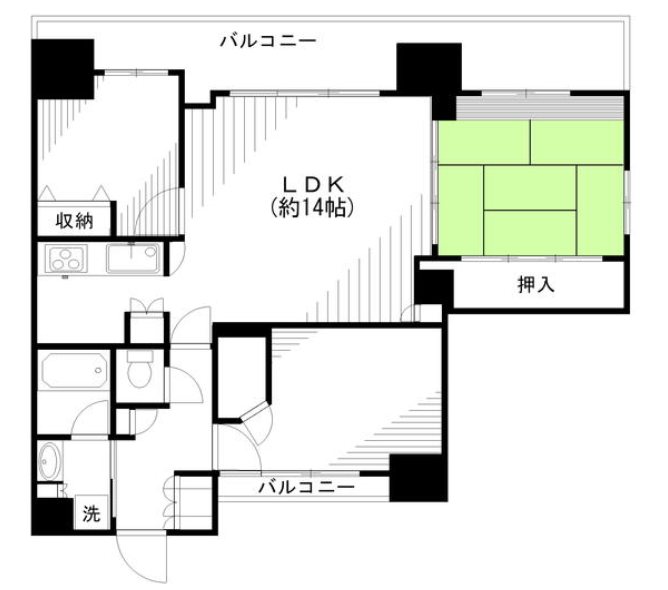 クレストフォルム浅草グランドステージ 間取り