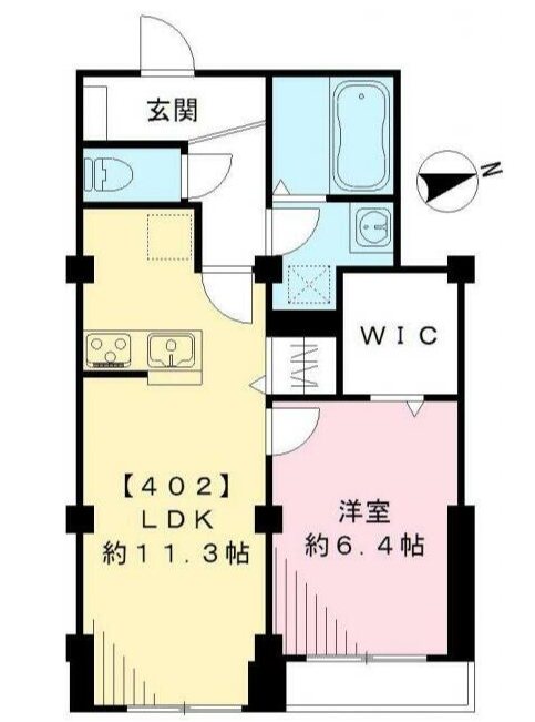 シャンポール調布  間取り