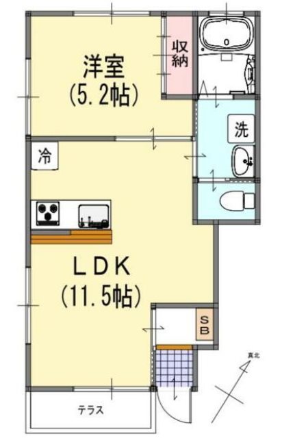 シャトーつつじヶ丘 間取り