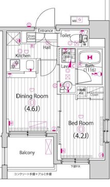 ガーラ・アヴェニュー調布  間取り