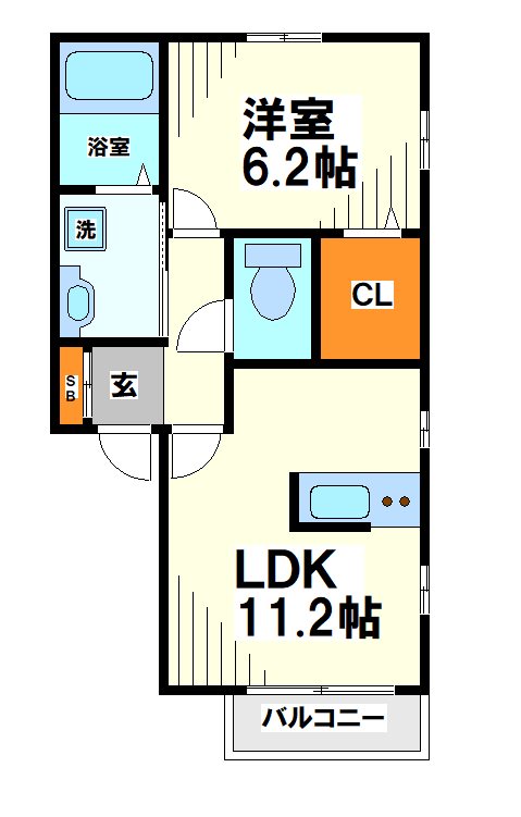 メゾン・ド・ツール  間取り