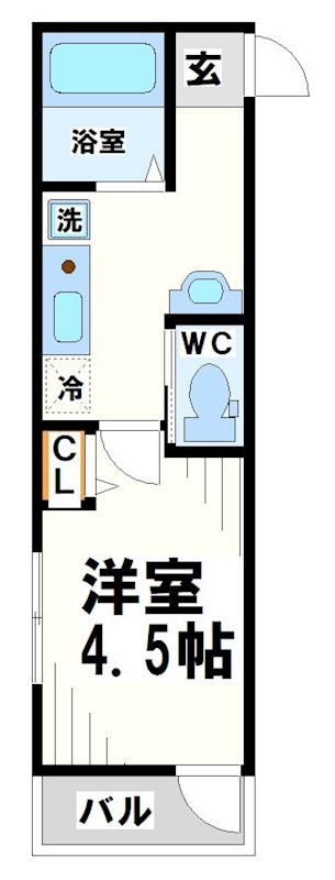 メルディア調布  間取り
