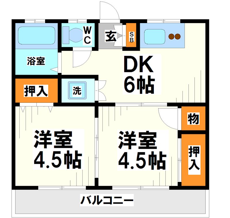 柿木マンション    間取り