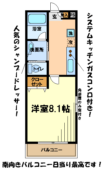 カーサエノモト   間取り