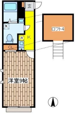 カトルセゾン調布   間取り