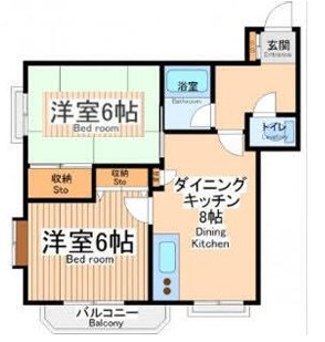 ウェルビル白糸台  間取り