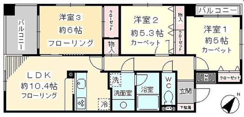 ディコーラム   間取り