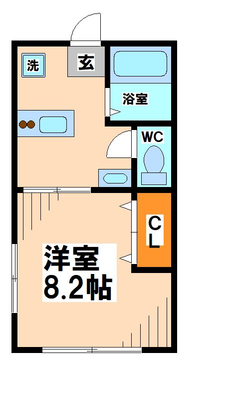 コーポグリーンロード 間取り