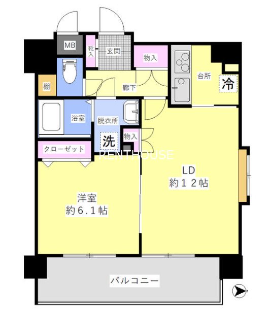 スパシエリーヴァ浅草  間取り