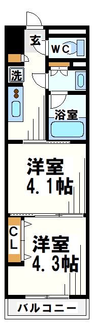 ガーラヒルズ調布  間取り