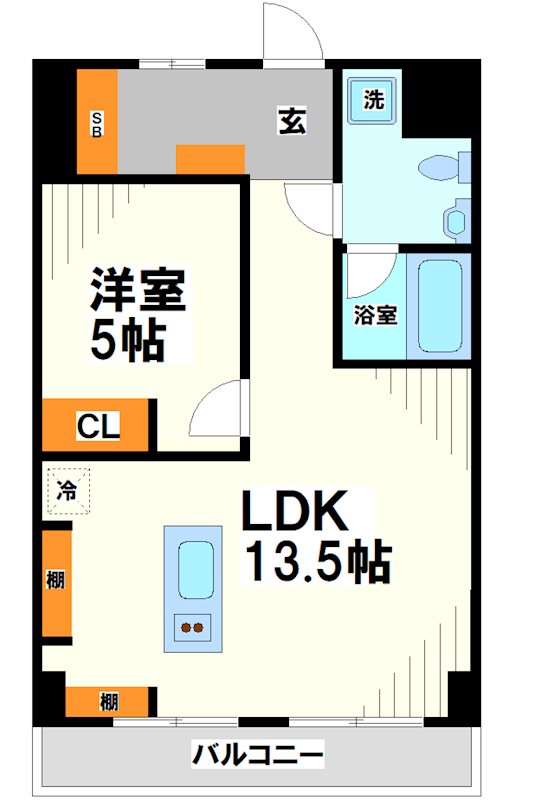 シティハイム町屋  間取り