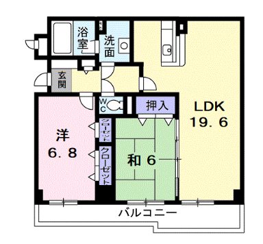 ベルヴェデーレ調布     間取り