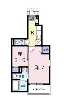 オリエントガーデンA 間取り