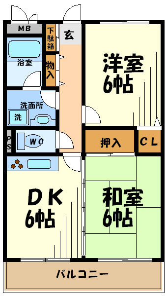 ファインコート西つつじヶ丘   間取り