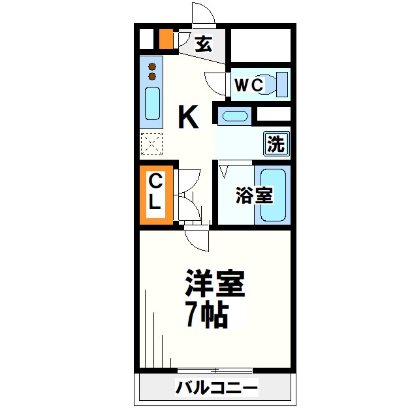 キングスコート  間取り