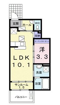 ベルソレイユ  間取り