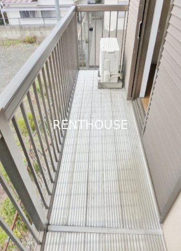 白山ハイツ ベランダ