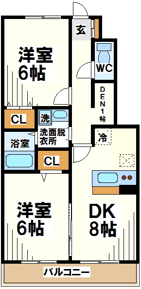 カーサアベリアB  間取り