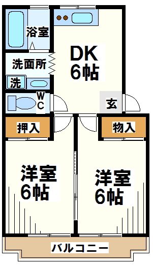 リバーサイド菊野台  間取り