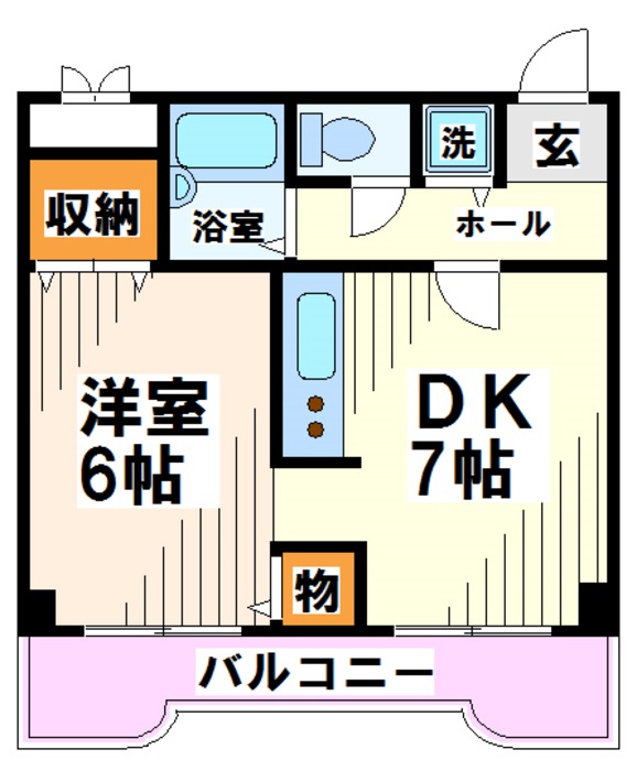 タウンコート本宿　当社管理物件  間取り