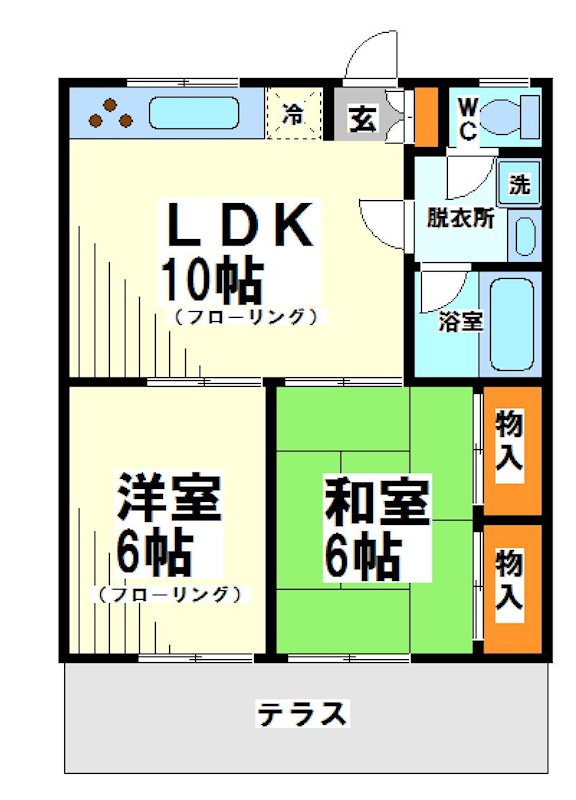 ウィズ調布リバーサイド  間取り