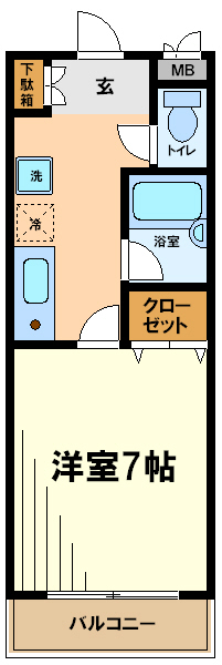 大竹ビル5     間取り