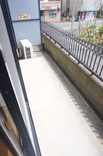 リバーストーンエイト  ベランダ