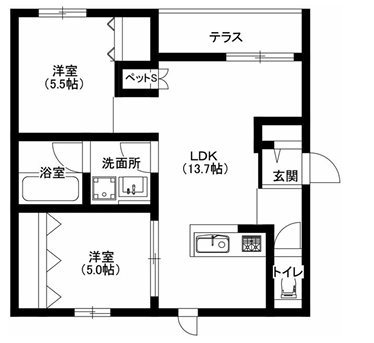 ウインドバリー  間取り