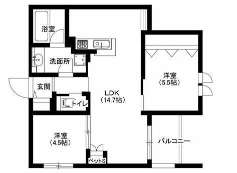 ウインドバリー  間取り