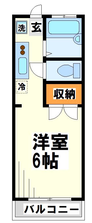 コーポかしまⅡ 間取り