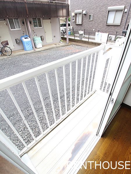 コーポかしまⅡ ベランダ