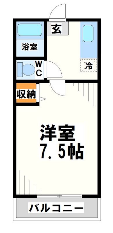 ハイツY    間取り