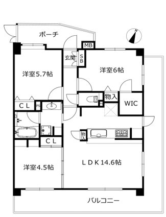 ネクステージ飛田給   間取り