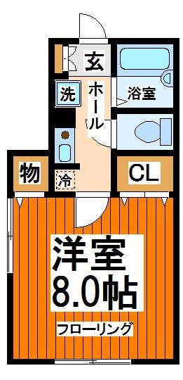 ハウス池亀1号館 間取り