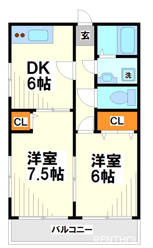 ベルメゾン彩   間取り