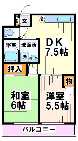 三ツ木駅前ビル  間取り
