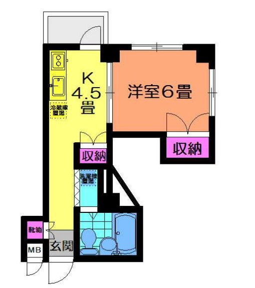 アーバンライフ壱番館  間取り
