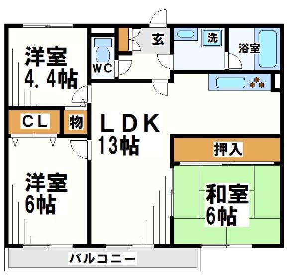 メゾンベルアネックス 間取り