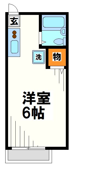 サンシティ【東京外国語大学受験生事前予約可能物件】 間取り
