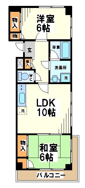 ファミールＹＫ   間取り