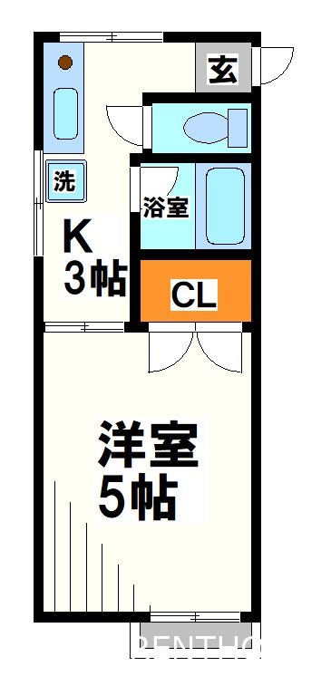 杉浦荘【電気通信大学受験生事前予約可能物件】 間取り
