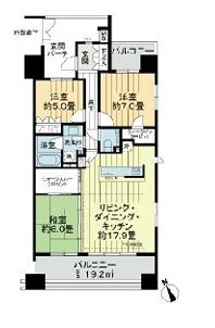 ブランズ調布サザンプレミアム  間取り