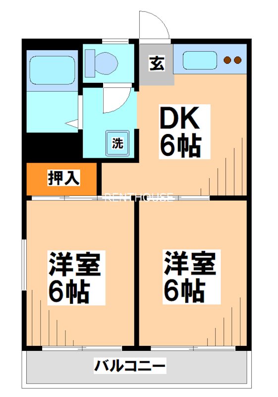 西調布ハイム 間取り