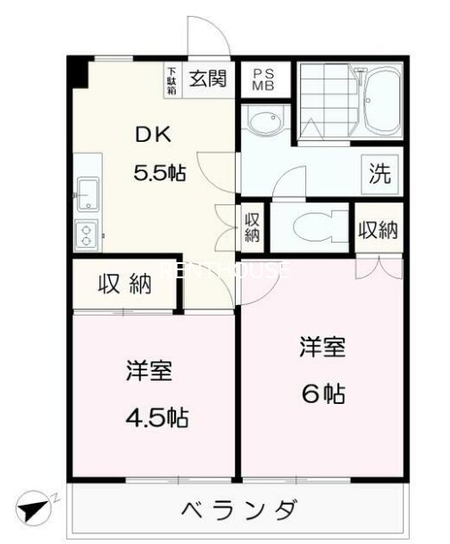 メゾンあいだ 間取り